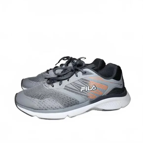Fila Memory Trexler 3 Size 9 Gray and Black Athletic Shoes