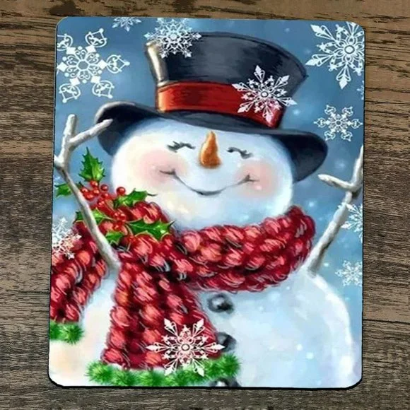 Mouse Pad Snowman Xmas‎ Christmas