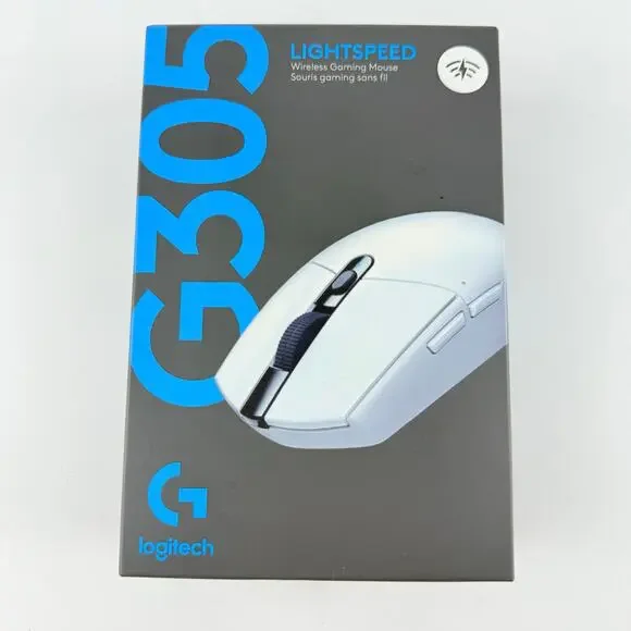 Logitech G305 Lightspeed Wireless Gaming Mouse Hero Sensor White NIB Sealed