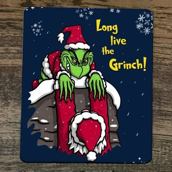 Mouse Pad Long Live the‎ Grinch Saved Xmas Christmas