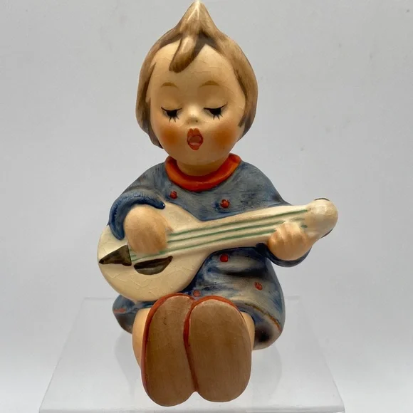 Vintage Goebel Hummel Joyful Figurine AKA Banjo Betty