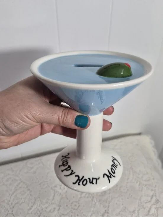 Martini Piggy Bank