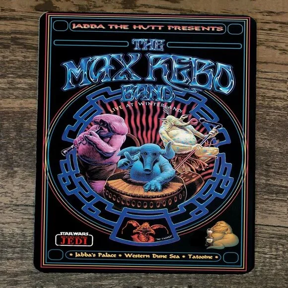 Mouse Pad Max Rebo Band Star Wars Jabba‎ the Hutt