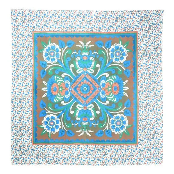 Oussum Cotton Multicolor Floral Print Wall Décor Bohemian Tapestries for Bedroom