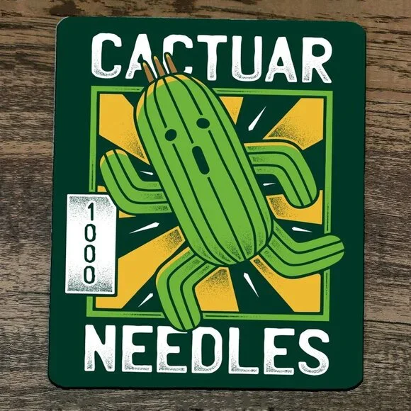 Mouse Pad Cactuar‎ 1000 Needles Final Fantasy Video Game