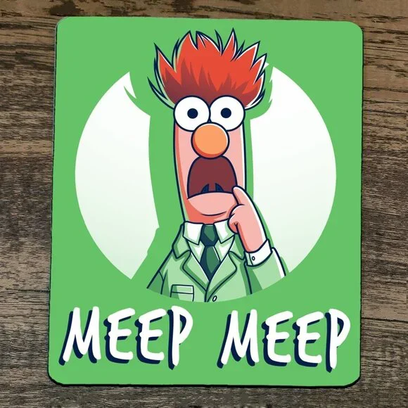 Mouse Pad Meep Meep Beaker Muppets‎