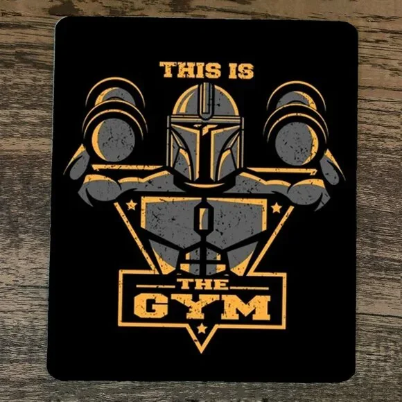 Mouse Pad This is the Gym‎ Mandalorian Star Wars