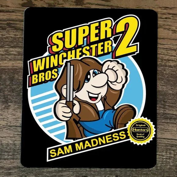 Mouse Pad Super‎ Winchester Bros 2 Sam Madness Mario