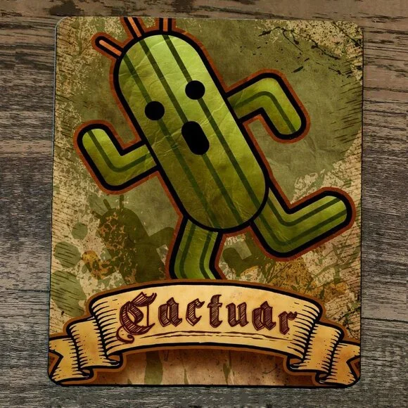Mouse Pad Cactuar Final Fantasy‎ Video Game