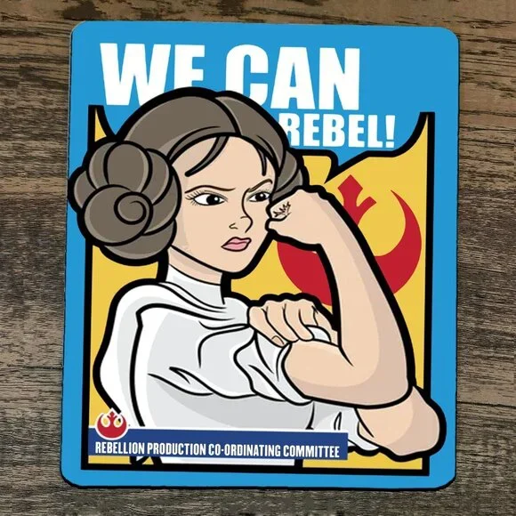 Mouse Pad We Can Rebel Princess Leia‎ Star Wars