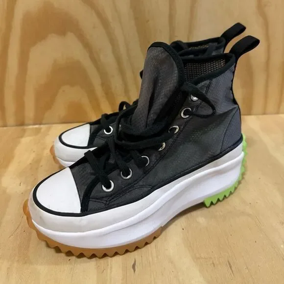 Size 4 Mens, Women’s Size 5.5 Unisex - Converse Run Star Hike High Concrete Heat