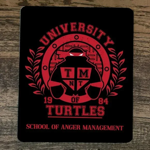 Mouse Pad University of Turtles School of‎ Anger Management TMNT