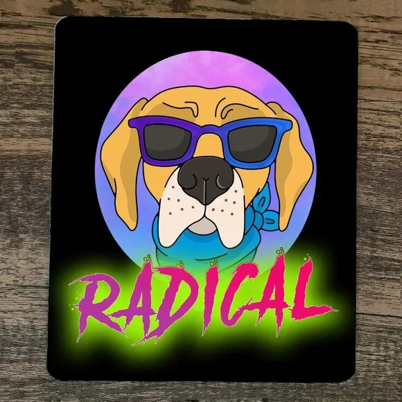 Mouse‎ Pad Radical Dog Cartoon Kids