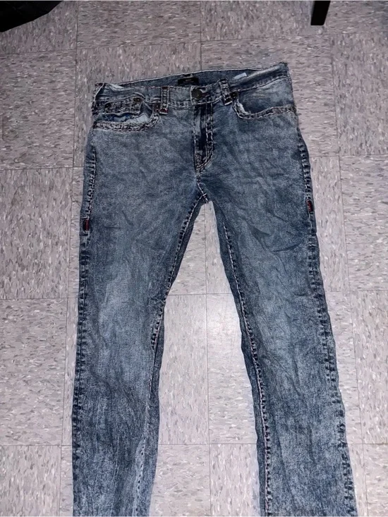 True Religion Blue Washed Men's Jeans