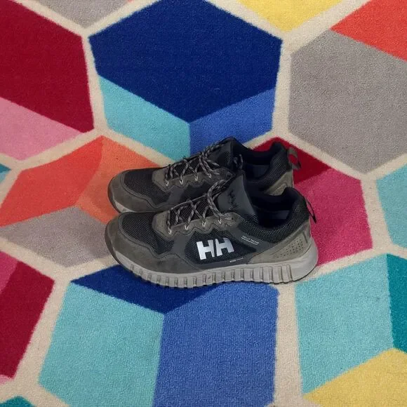 Helly Hansen Trail‎ Running Shoes Men’s Size 9 Black Gray Sneakers Outdoor