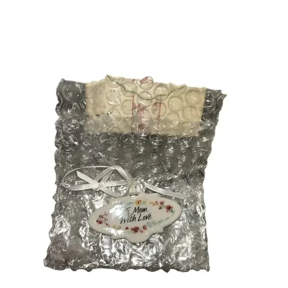 Longaberger To Mom With Love Tag Basket Tie On Lot NEW Ceramic Pottery
