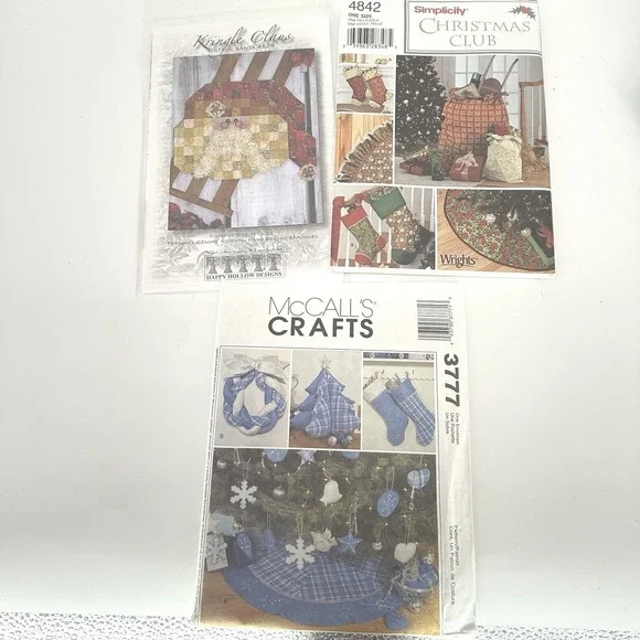 McCalls Simplicity Crafts‎ Pattern for Christmas Decor Kringle 3777 Uncut-FF
