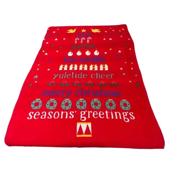 Vuteks Crown Craft Virgin Acrylic Pile Throw Blanket 60