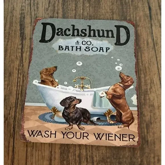 Dachshund‎ Bath Soap Always Wash Your Wiener Mouse Pad #2