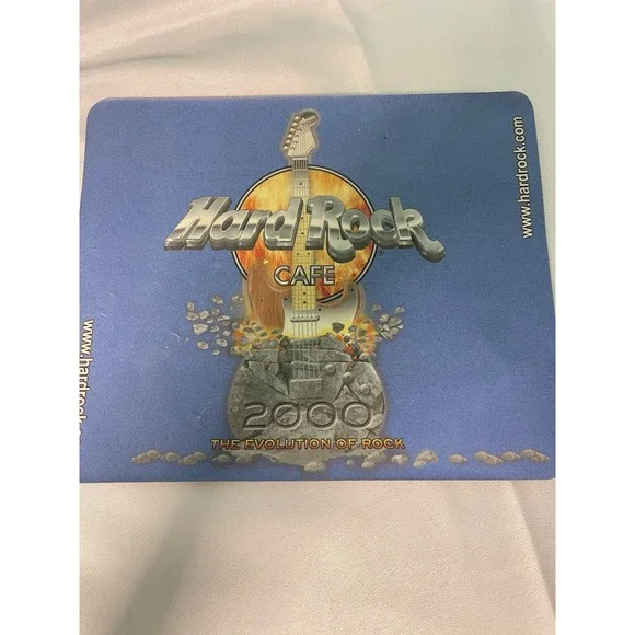 Hard Rock‎ cafe mouse Pad Millennium 2000 Evolution of Rock Design Bin P