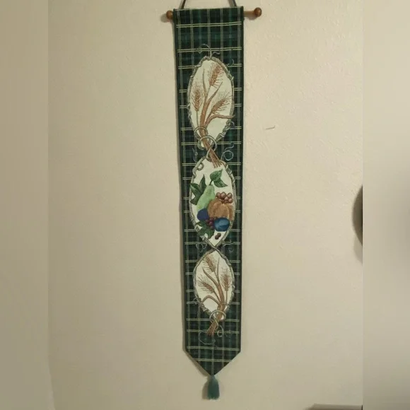 Pheasants Feast Tapestry Bell Pull Wall Hanging 39