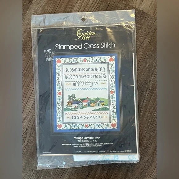 Golden‎ Bee Stitchery The Village Sampler Stitch Kit 16