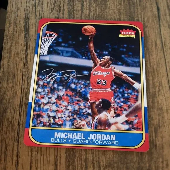 Michael Jordan Mouse Pad‎ Rookie Card Photo