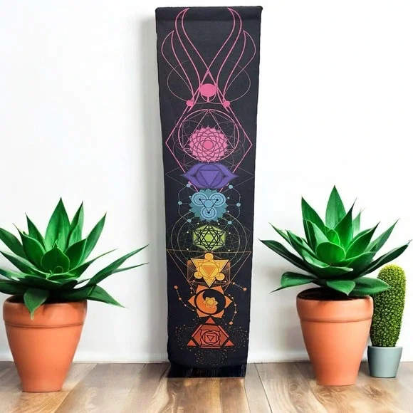 Sacred Geometry Chakra Tapestry