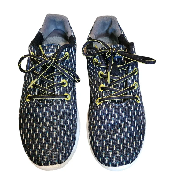 Geissman Merino Wool Runners Flexible Lightweight Sneakers EU 45 US 11 navy grey