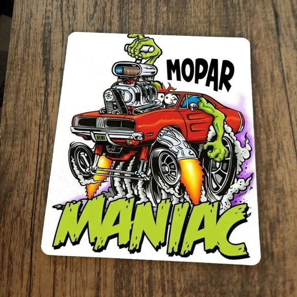 Mopar‎ Maniac Hot Rod Gasser Art Mouse Pad