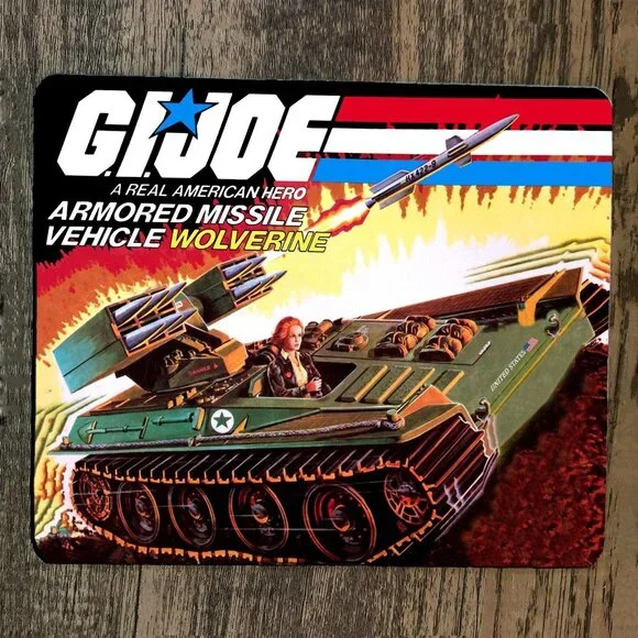 Mouse Pad GI Joe Wolverine Armored‎ Missile Vehicle