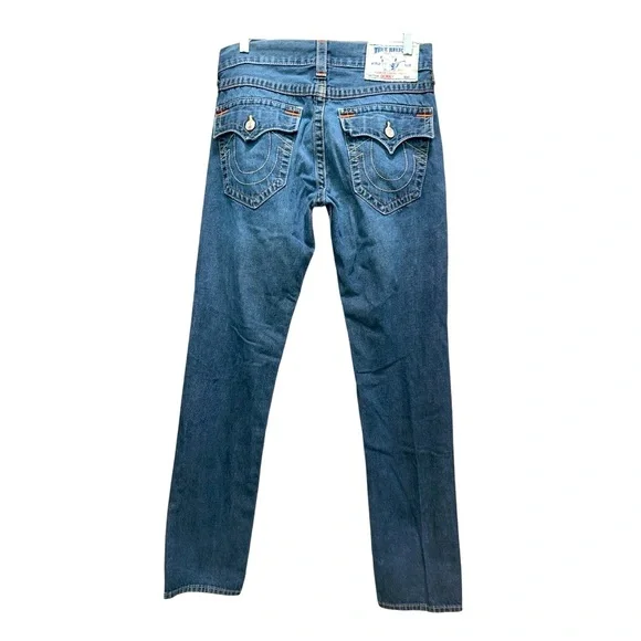 True Religion Dark Blue‎ Straight Jeans, 31 X 33