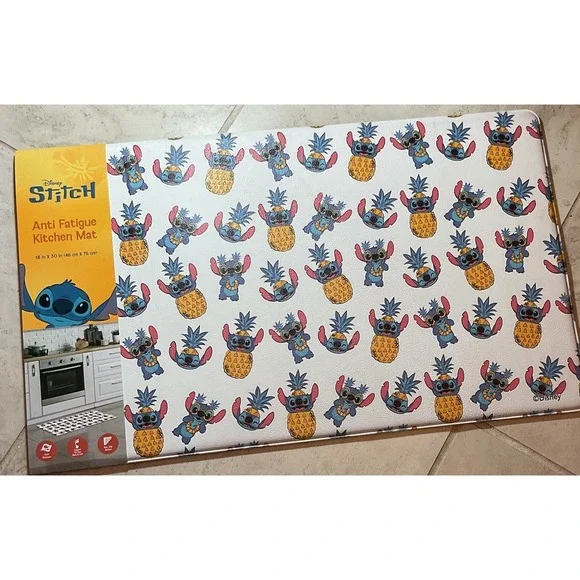 Disney Stitch Anti Fatigue Kitchen Mat 18 X 30