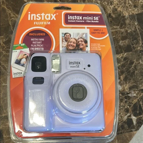 Fujifilm Purple Simulated Camera Fun Compact Design