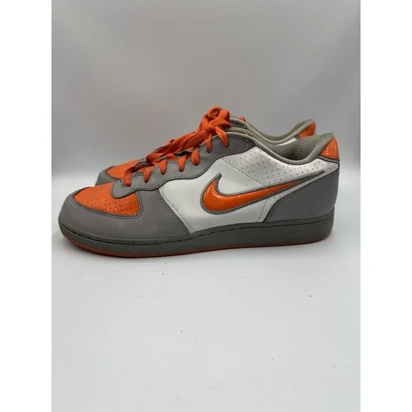 Nike Air Zoom Infiltrator 311191-182 Men 13 Basketball Shoes Gray Orange Sneaker