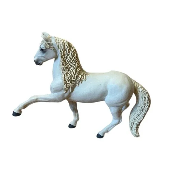Vintage 2004 Wild Safari Lipizzono Andalusian Horse ~ Model Toy Figure