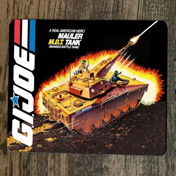 Mouse Pad GI Joe‎ MBT Mauler Manned Battle Tank