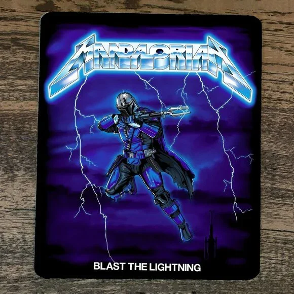 Mouse Pad Blast The Lightning Mandalorian‎ Star Wars