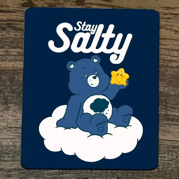 Mouse Pad Stay Salty Grumpy Care Bear‎
