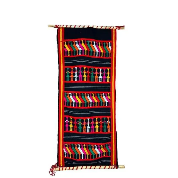 Vintage Hand-Woven Wall Tapestry Artistic Home Decor Timeless 16.5