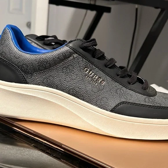 Guess Black and Gray Sneakers with Chunky Sole