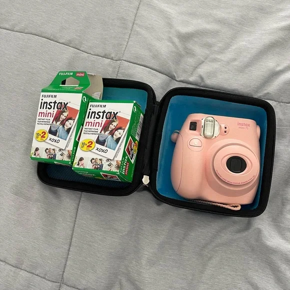 Fujifilm Instax Mini Blush Camera with Film Set