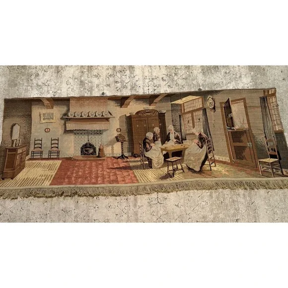 Vintage French Tapestry, Medieval Wall‎ Home Decor Tapestry 27