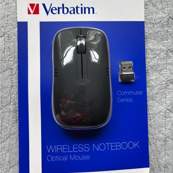 Wireless Notebook Optical Mouse - Black