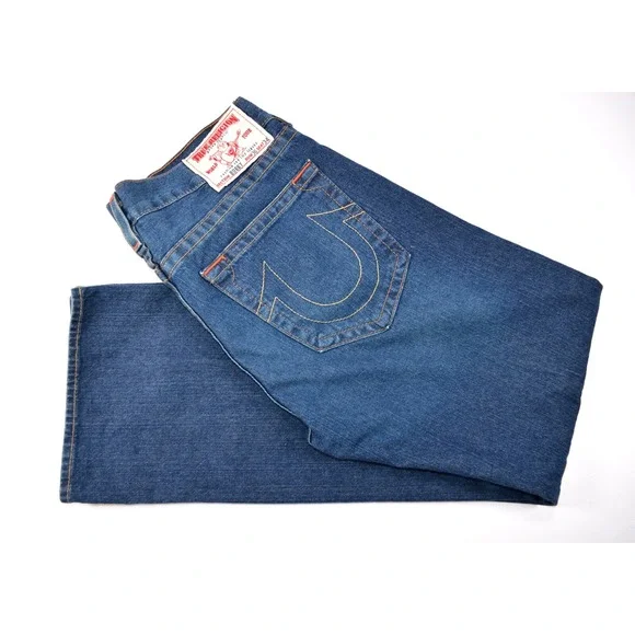 True Religion Blue‎ Jeans Bobby Men's 36x34 Inseam 34.5
