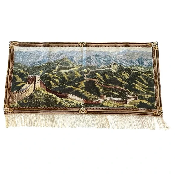 Vintage Great Wall Of China Tapestry Wall Hanging 38
