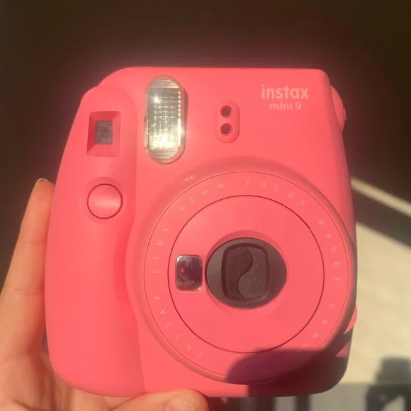 Fujifilm instax mini 9 with case flamingo pink. Message me if you are interested