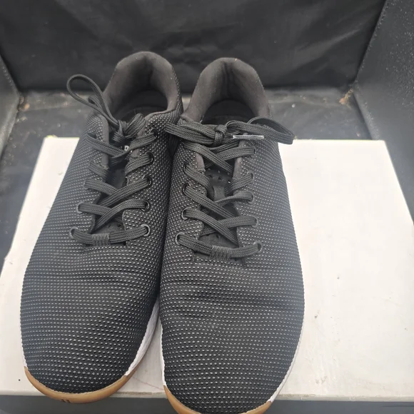 NOBULL Black and White‎ Men's Sneakers with Gum Sole