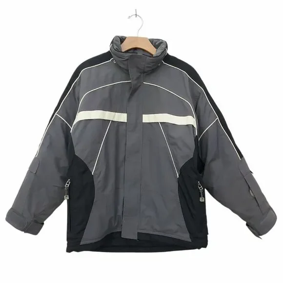 Obermeyer Snow Ski Jacket Juniors 16 Gray Breathable Insulated Winter Outdoor