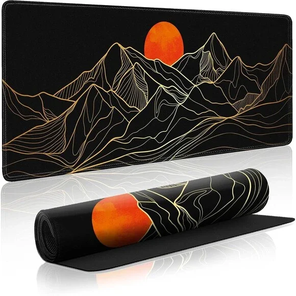 Golden Mountain Large Non Slip Gaming Mouse Pad Desk Pad 31.5 x 11.8 in